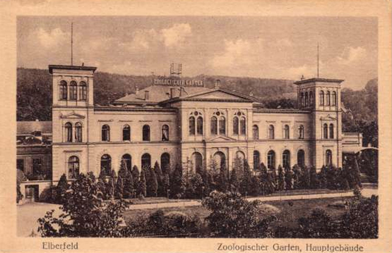 Hauptgebäude Zoologischer Garten in Elberfeld 1910