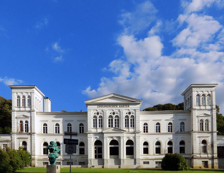 Hauptgebäude Zoologischer Garten der Stadt Wuppertal am 11. September 2014