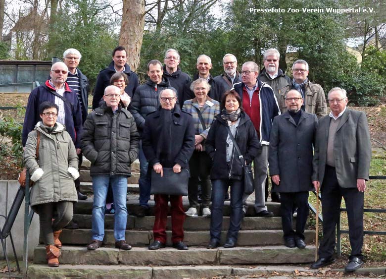 Teilnehmer des ersten Regionaltreffens der GDZ West am 4. März 2017 im Grünen Zoo Wuppertal (Foto Zoo-Verein Wuppertal e.V.)