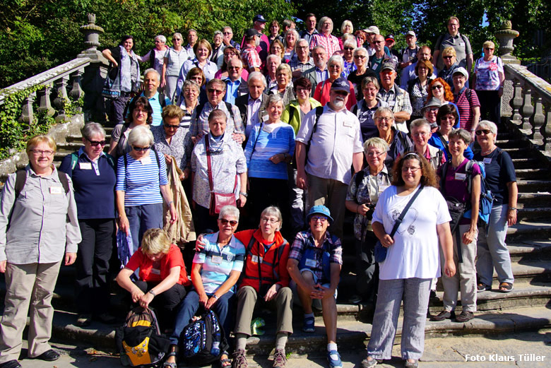 Mitglieder des Zoo-Verein-Wuppertal e.V. am 6. August 2017 während einer Wochenendfahrt nach Pairi Daiza in Belgien (Foto Klaus Tüller)