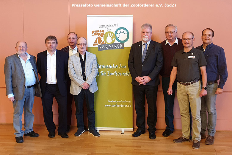 Vorstand der Gemeinschaft der Zooförderer e.V. GdZ am 21. September 2019 im Festsaal des Roten Rathauses in Berlin (Pressefoto Gemeinschaft der Zooförderer e.V. GdZ)