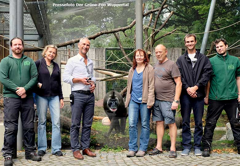 Primaten-Forscherin Liza Gadsby von Pandrillus zu Gast im Wuppertaler Zoo (Pressefoto Der Grüne Zoo Wuppertal)