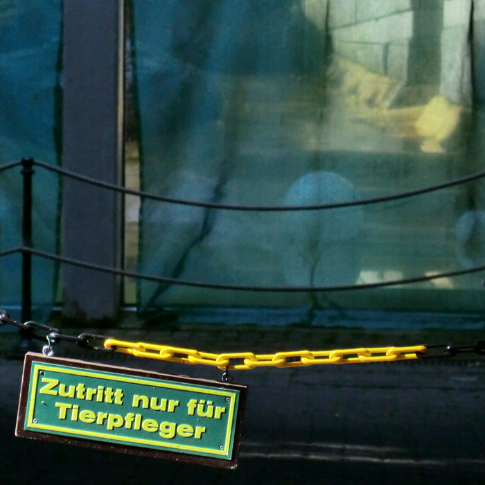Mutter-Kind-Anlage für Eisbären am 30. Juni 2012 im Wuppertaler Zoo