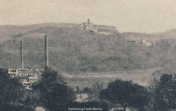 Kurhaus Waldesruh auf einer Postkarte von 1913 - Ausschnitt (Sammlung Frank Werner)