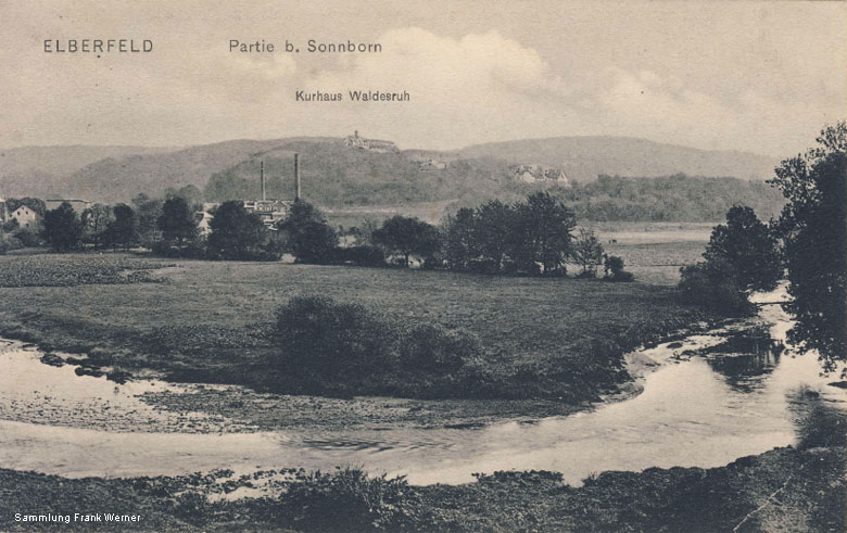 Kurhaus Waldesruh auf einer Postkarte von 1913 (Sammlung Frank Werner)