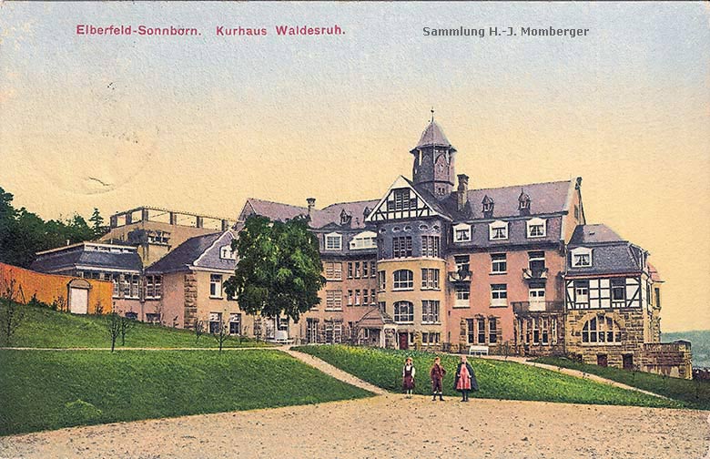 Kurhaus Waldesruh auf einer Postkarte von 1912 (Sammlung H.-J. Momberger)