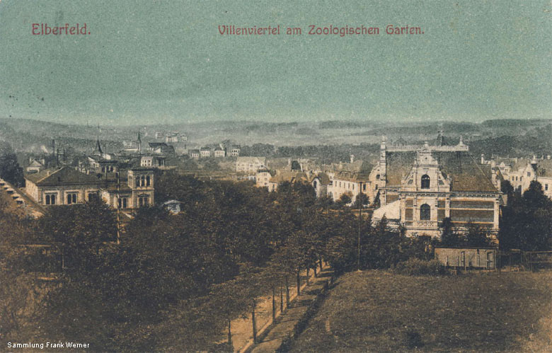 Villenviertel am Zoologischen Garten auf einer Postkarte von 1906 (Sammlung Frank Werner)